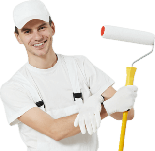 schilder-met-roller